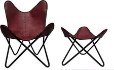 Copripoltrona in pelle fatto a