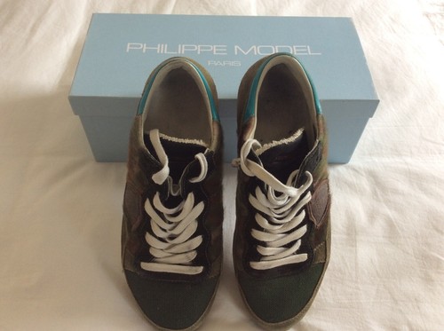Philip model basket femme kaki