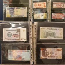 Lotto banconote miste mondiali