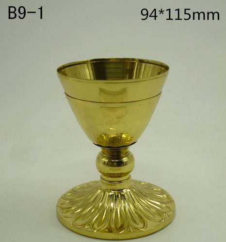 Tazza ciborio calice ottone