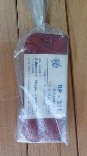 Vetro fanale posteriore rosso - fanale,