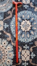Vintage Red Lacquer Cane