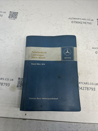 Libro tabella mercedes benz - mercedes,