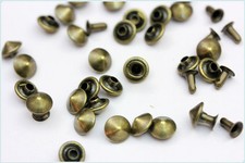 Grande promozione!!!250pz borchie a cono con rivetto colore bronzo misura da 8mm