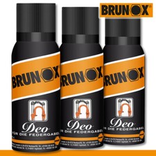 Brunox 3x 100ml deodorante per