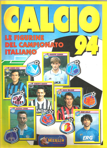 Merlin album figurine - merlin, calcio