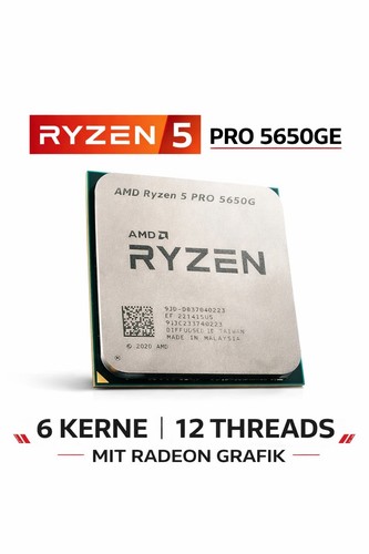 Cpu amd ryzen 5 - 5, pro