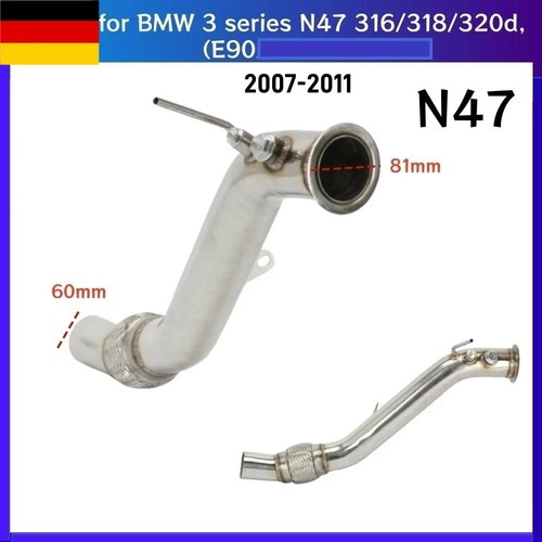 Scarico acciaio inox - per, bmw