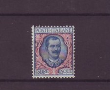 REGNO 1901 FLOREALE 5 LIRE **