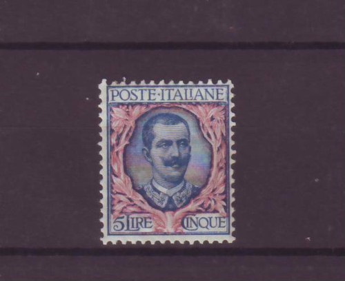Regno 1901 floreale lire - lire, **