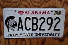2005 ALABAMA License Plate -