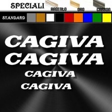 adesivi CAGIVA set prespaziato,moto,casco 19,5cm / 9,5cm