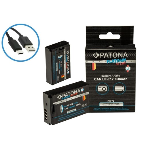 Batteria per canon e12 - per,