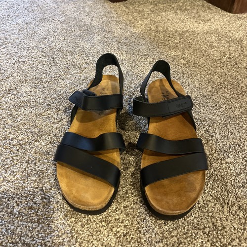 Sandali donna neri pelle - da,