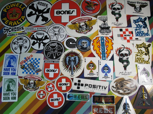 Adesivo skateboard powell - adesivo,