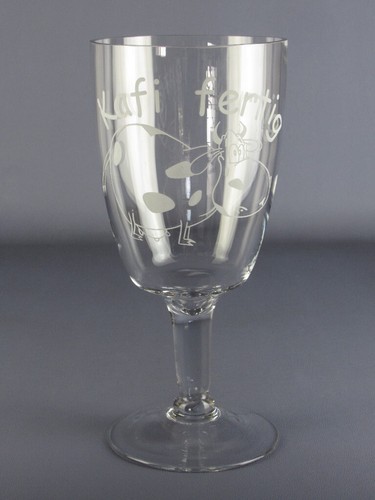 Vaso pubblicitario vetro - vaso,