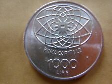 moneta argento 1000 mille lire