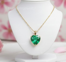 Ciondolo smeraldo verde a