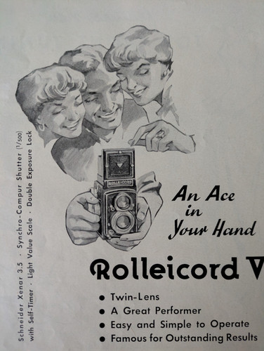 Vintage rolleicord camera - rolleicord,
