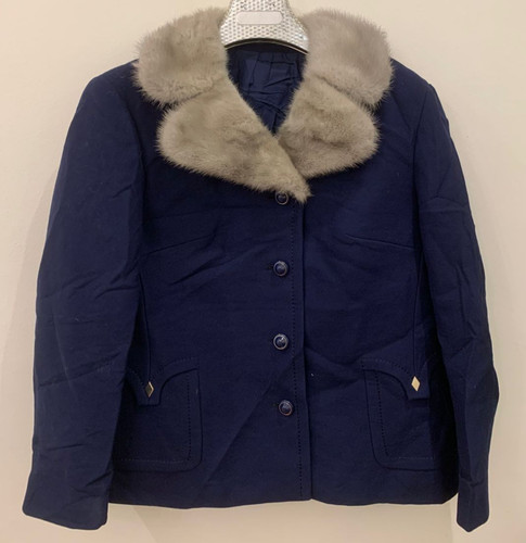 Maglione giacca blu classico