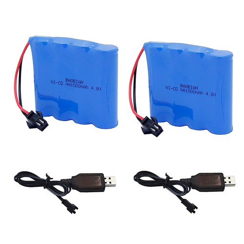 2pcs batteria 1000mah - 2pcs, 4.8v