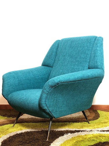 Poltrona vintage anni - poltrona, 60