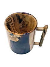 Boccale in legno di Olivo e resina