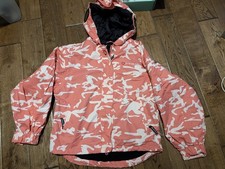 Giacca sci mimetica rosa Y2K