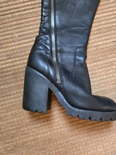 Stivali al ginocchio in pelle