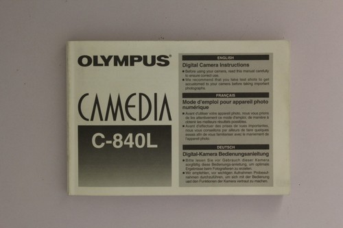Olympus camedia 840l manuale - olympus,