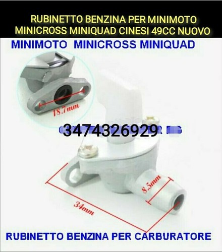 Rubinetto benzina minimoto - rubinetto,