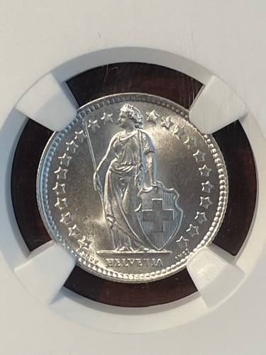 1921b svizzera franco ngc - svizzera, 1/2