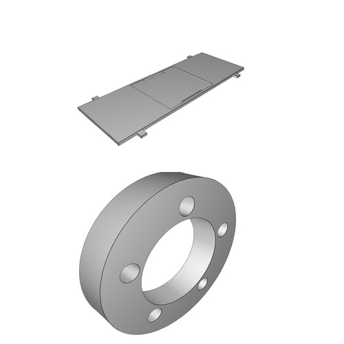 Kit inserti ruota supporto - e,