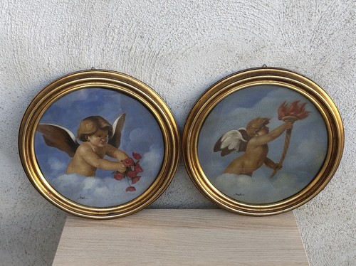 Coppia quadri vintage