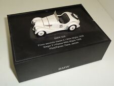 MACCHINA BMW 328 BIANCA MODELLINO IN SCATOLA NERA ESPOSITORE RARO AUTO