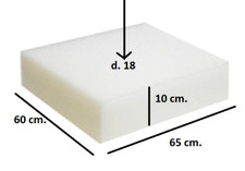 Spugna Gommapiuma 65x60x10