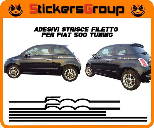 Coppia adesivi strisce - coppia,
