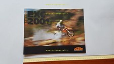 KTM produzione modelli EXC 2001 enduro depliant italiano originale
