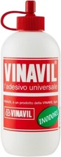 VINAVIL COLLA VINILICA COLLANTE BIANCO CARTA CARTONE LEGNO FALEGNAME 250 G.