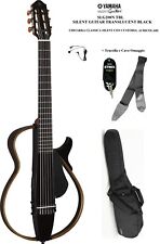 YAMAHA SLG200N Translucent Black CHITARRA CLASSICA SILENT 50mm BAG TRACOLLA CAVO