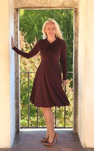 Zara vestito fiocco collo - zara,