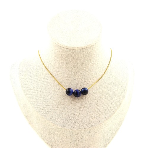 Collana perle occhio - 3, di