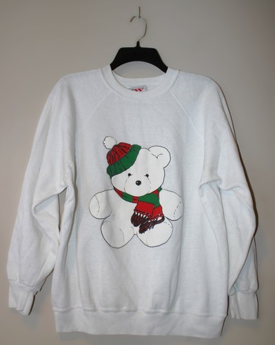 Felpa natalizia vintage - , orso