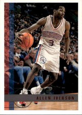 card NBA Allen Iverson Topps #54 1997