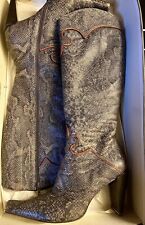 stivale texano con tacco 38 di marca