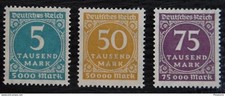 Impero tedesco Mi 274-276 **