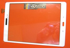 TOUCH SCREEN +VETRO per SAMSUNG GALAXY TAB A 9.7 SM-T550 T555 BIANCO DISPLAY