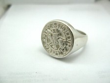 Anello fascia sigillo - fascia, templari