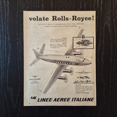 1957 lai linee aeree - linee,