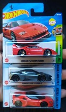 Lotto 3 Hot Wheels Ferrari: F40 + SF90 Stradale Rossa + Grigia 1:64 2025